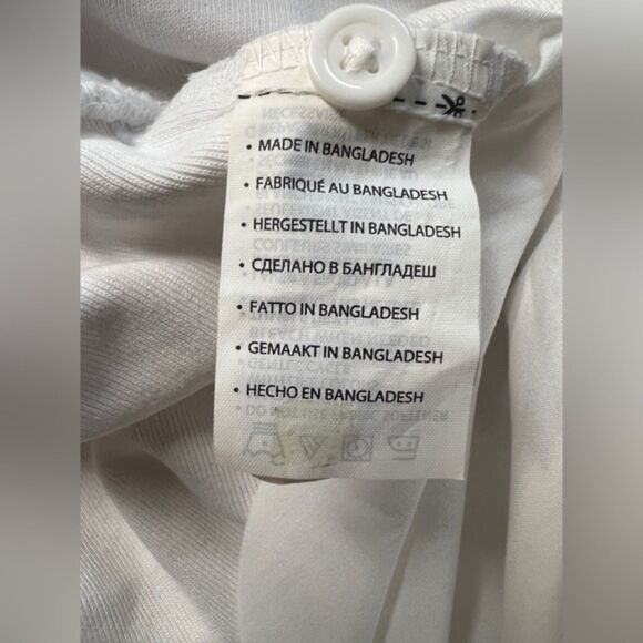 HB White Banded Short Sleeve Button Down Shirt 2XL - Picture 5 of 7